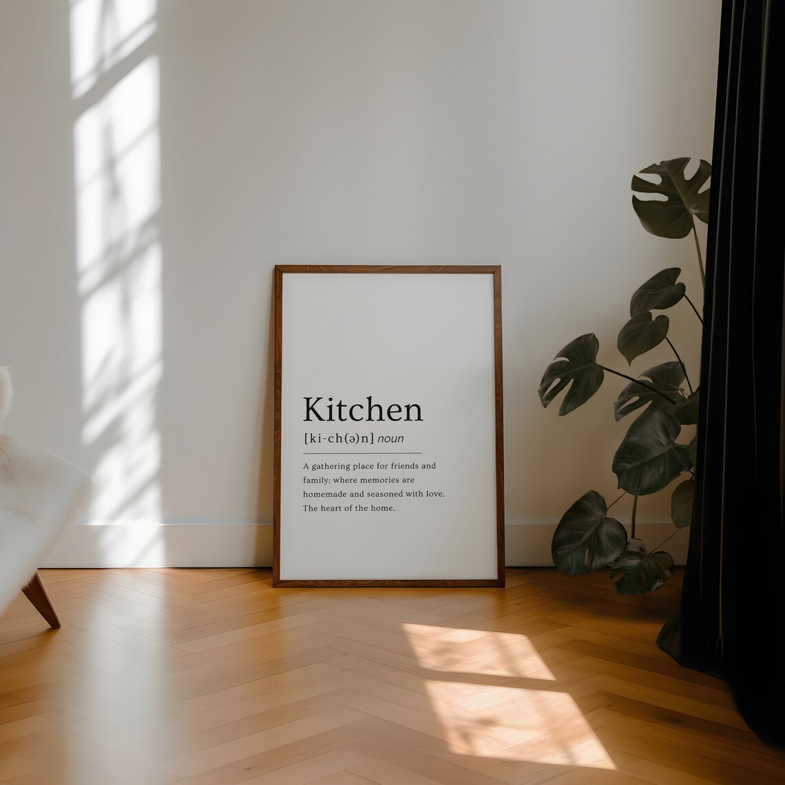 Kitchen Definition Wall Art, Minimal Poster Print - Image 2