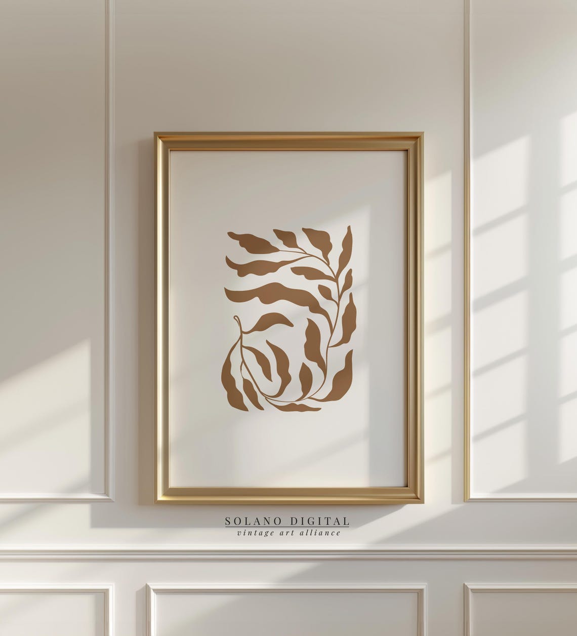 Minimalist Leaf Wall Art Botanical Line Drawing Modern Natureinspired Home Decor Boho Plant Poster