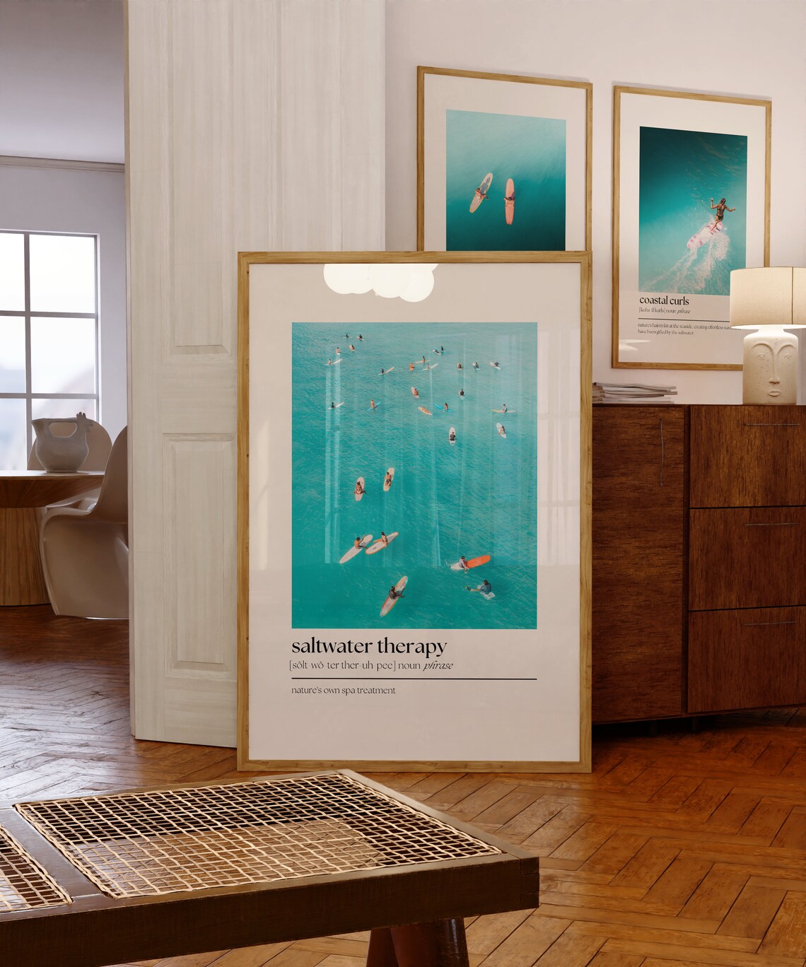 Surfing And Saltwater Vibes Coastal Decor Art Print