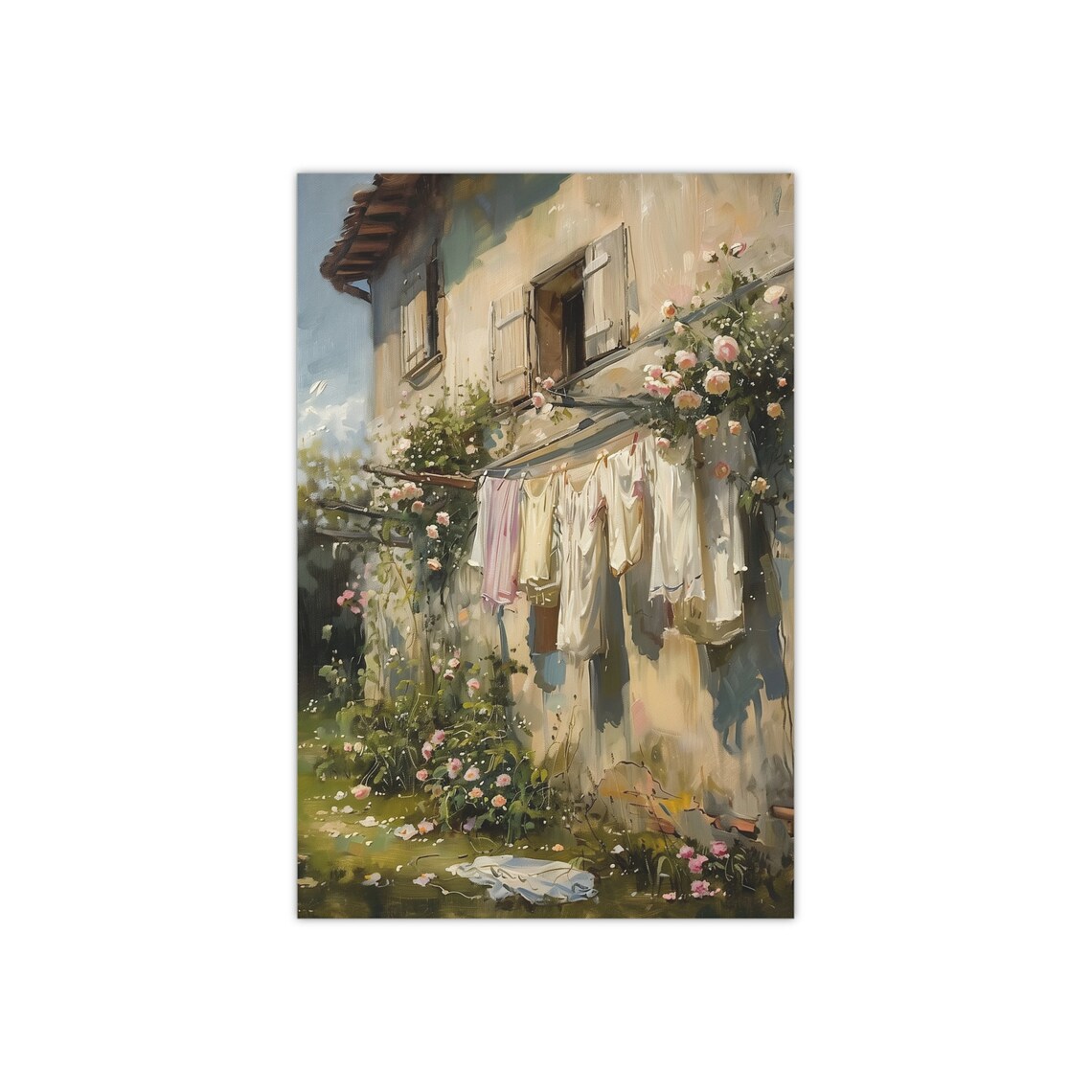 Vintage Farmhouse Laundry Room Wall Art Print - Image 2