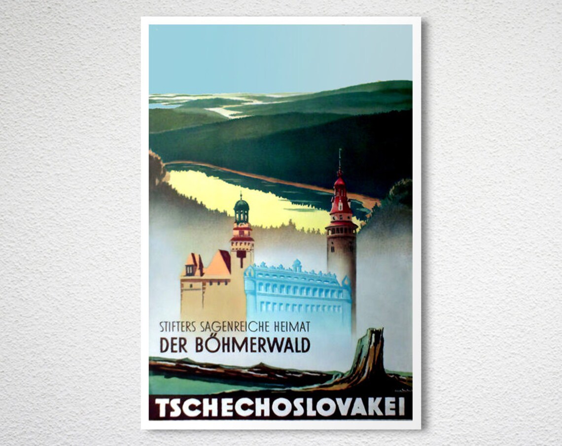 Stifters Sagenreiche Heimat Der Bohmerwald Tschechoslovakei Poster - Image 2