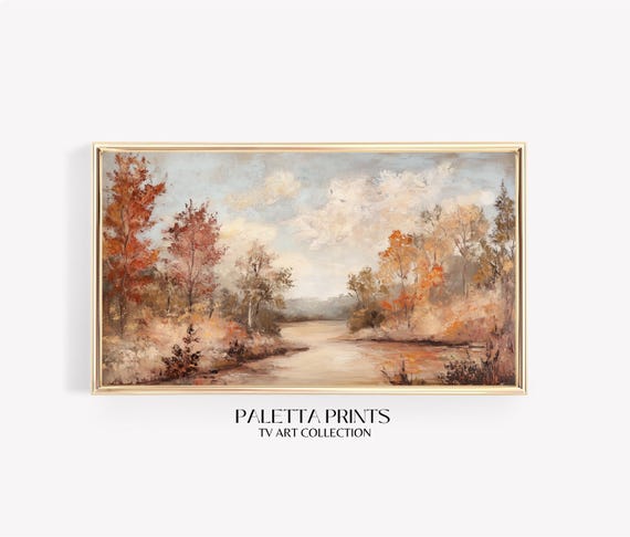Frame Tv Moody Landscape Art Art For Frame Tvs Wilderness Tv Art Rustic Nature Tv Art Fall Art Paletta Prints