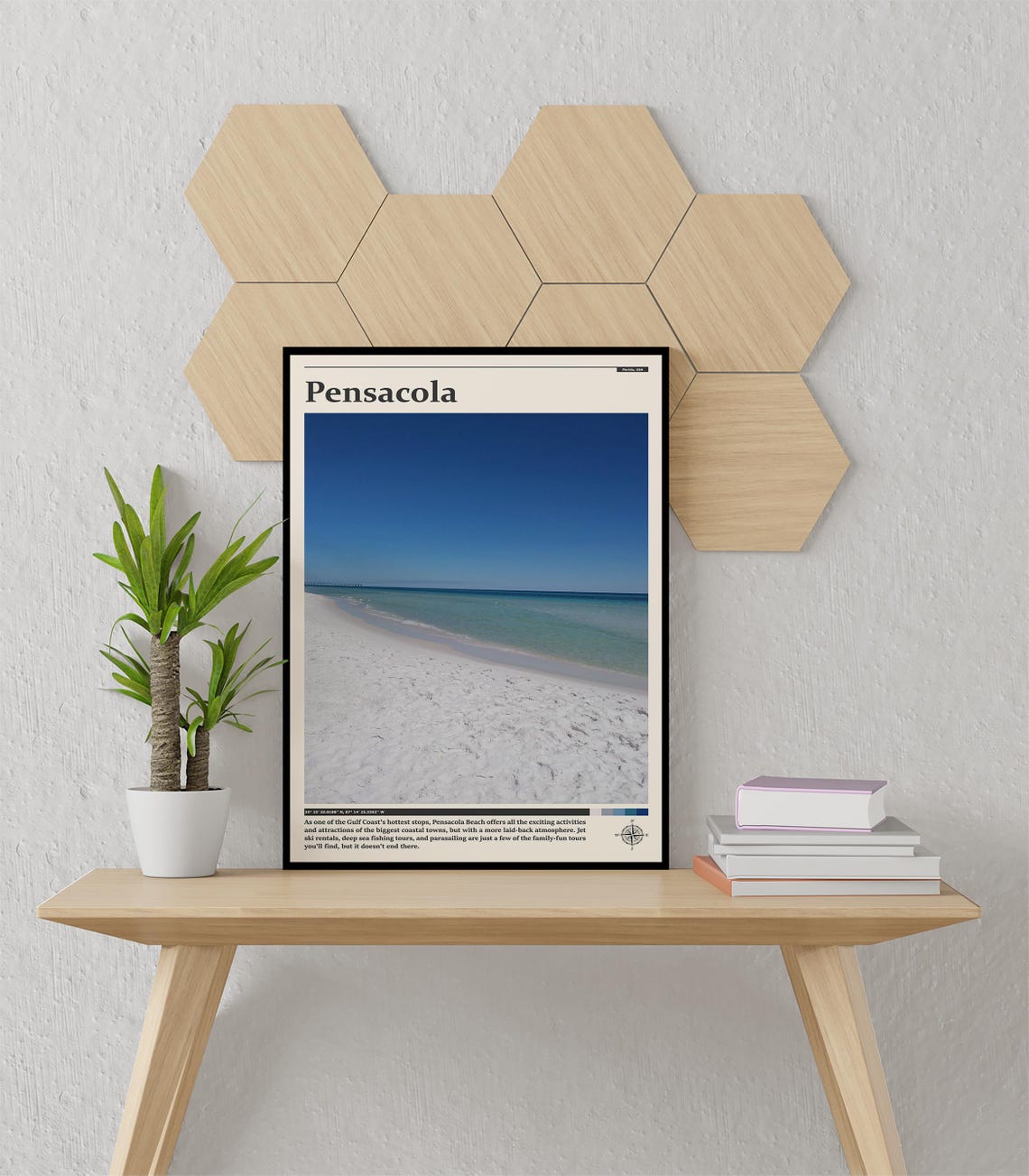 Travel Photography Pensacola Print Pensacola Wall Art Pensacola Poster Pensacola Photo Pensacola Poster Print Pensacola Florida - Image 3