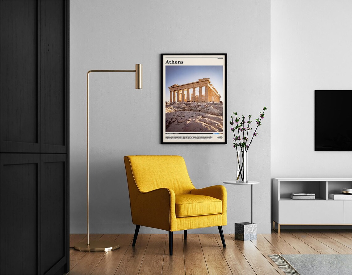 Travel Photography Athens Print Athens Wall Art Athens Poster Athens Photo Athens Poster Print Athens Decor Greece Wall Art - Image 2