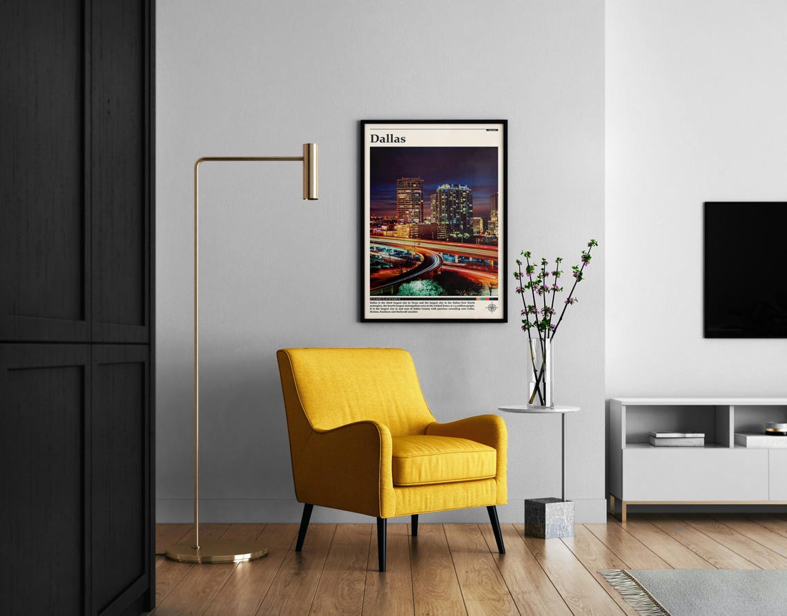 Travel Photography Dallas Print Dallas Wall Art Dallas Poster Dallas Photo Dallas Poster Print Texas Dallas Wall Decor - Image 3