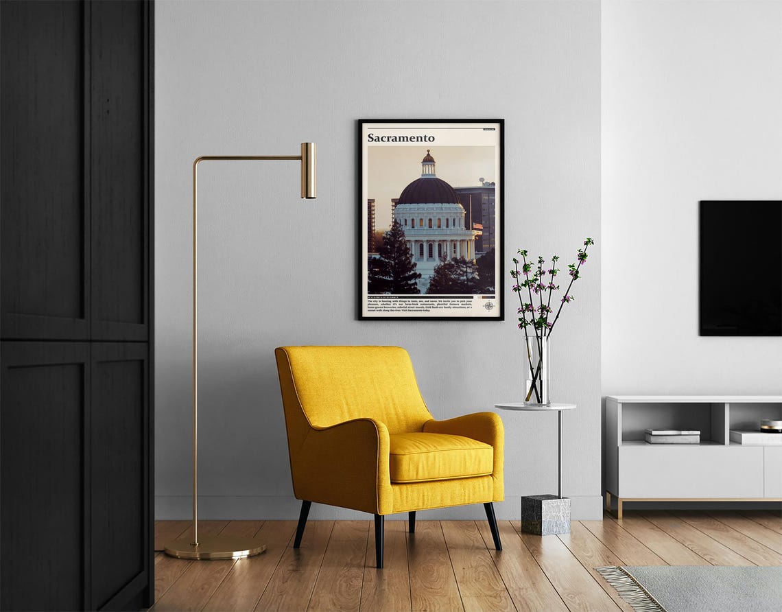 Travel Photography Sacramento Print Sacramento Wall Art Sacramento Poster Sacramento Photo California Decor - Image 2