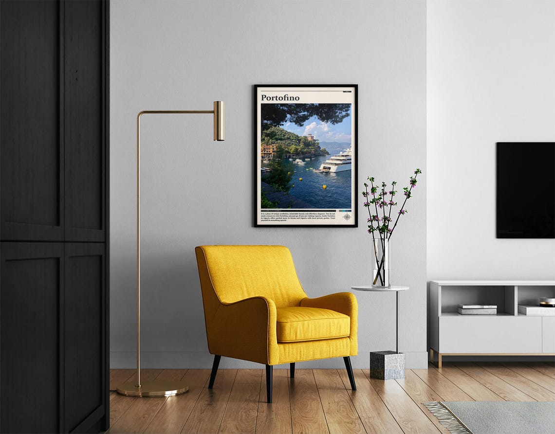 Travel Photography Portofino Print Portofino Wall Art Portofino Poster Portofino Photo Portofino Poster Print Italy Portofino - Image 2
