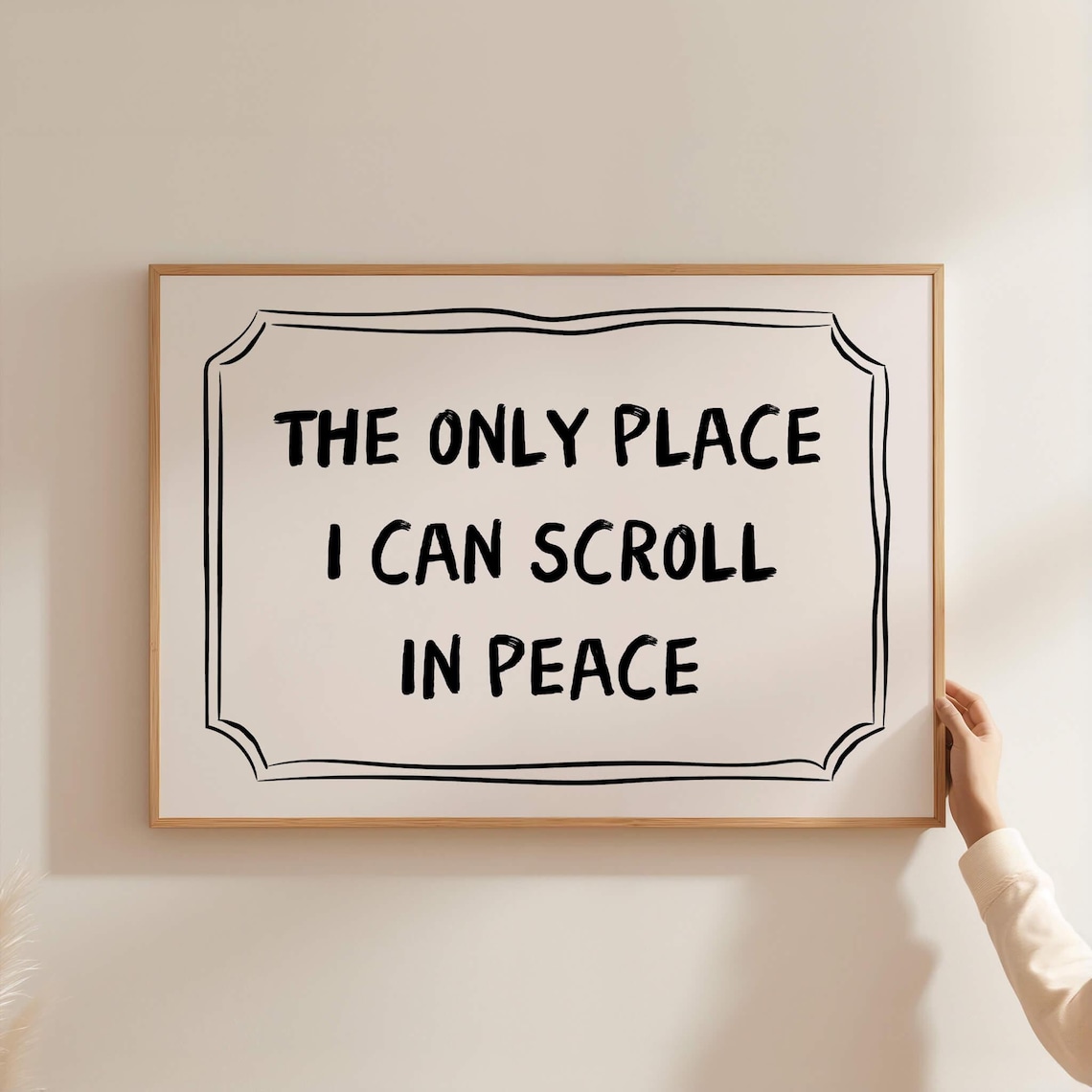 Funny Quote Bathroom Wall Art Poster Print