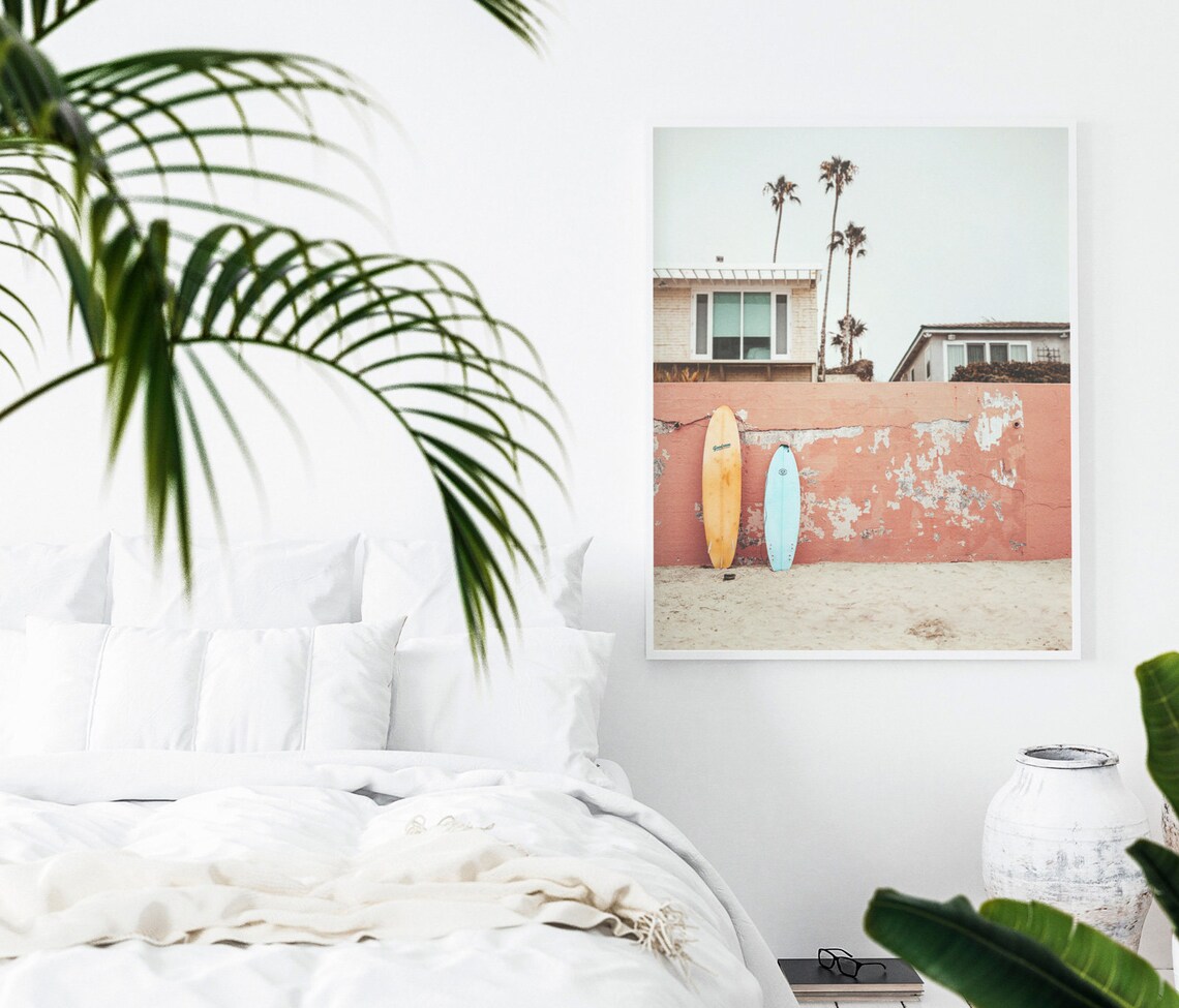 Hawaii Surf Print, Coastal Beach Wall Art - Image 4