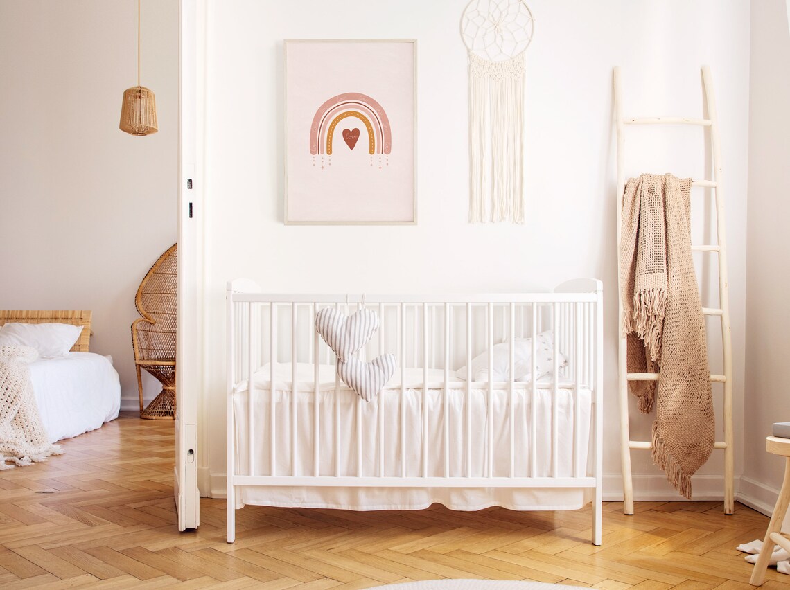 Rainbow Nursery Print, Boho Baby Room Decor - Image 4