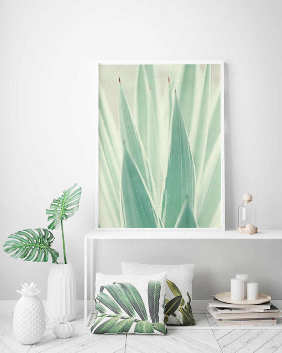 Saguaro Cactus Modern Botanical Art Print - Image 3