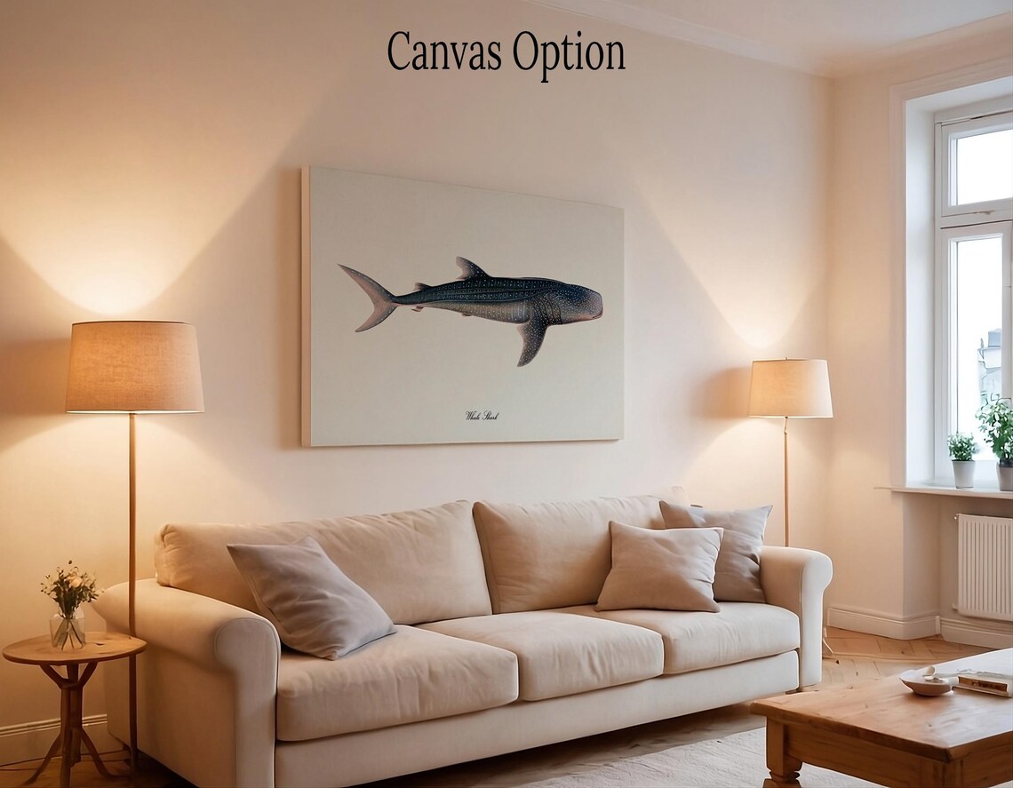 Whale Shark, Rhincodon Typus Sea Life Art Print - Image 2
