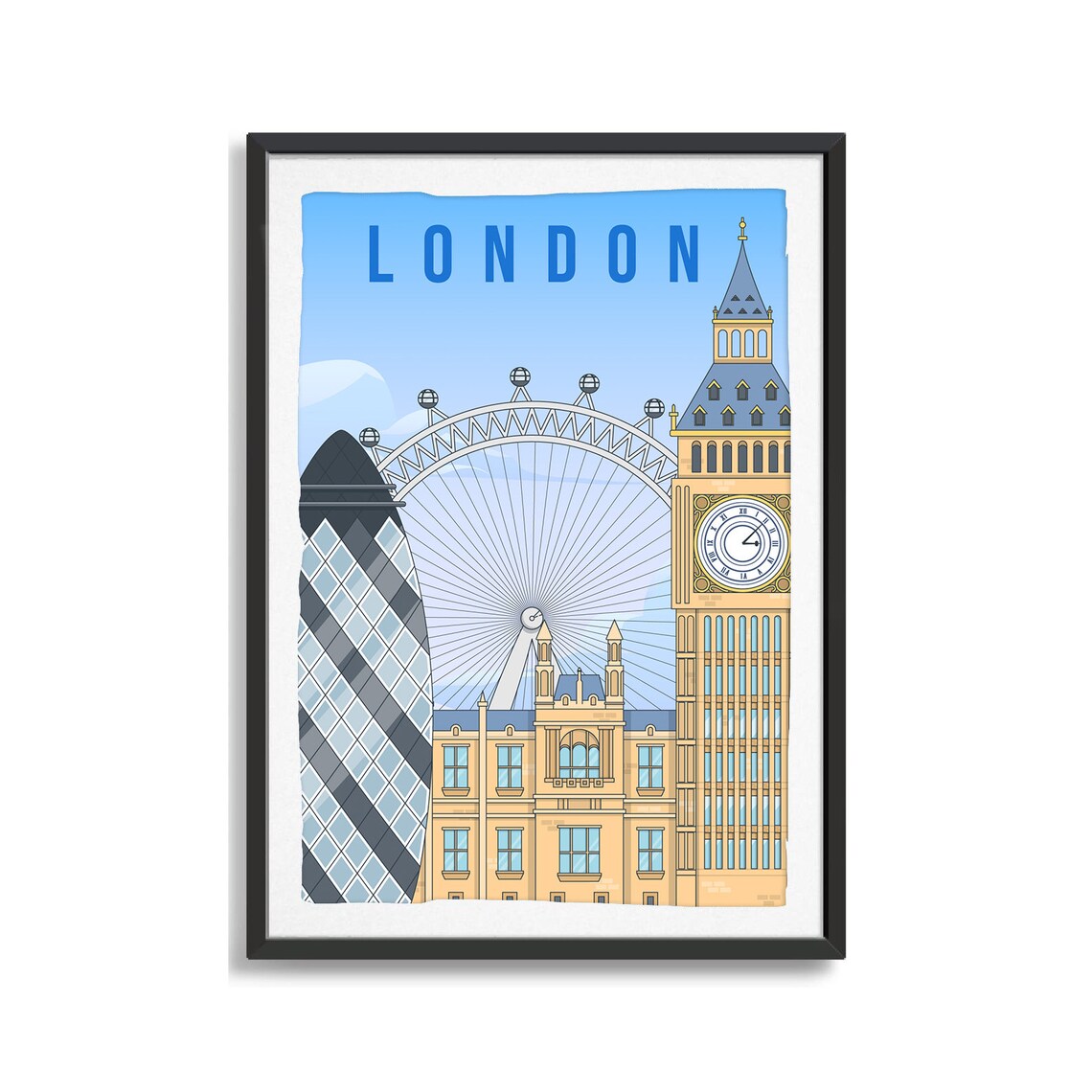 London City Poster, Travel Illustration Art Print - Image 2