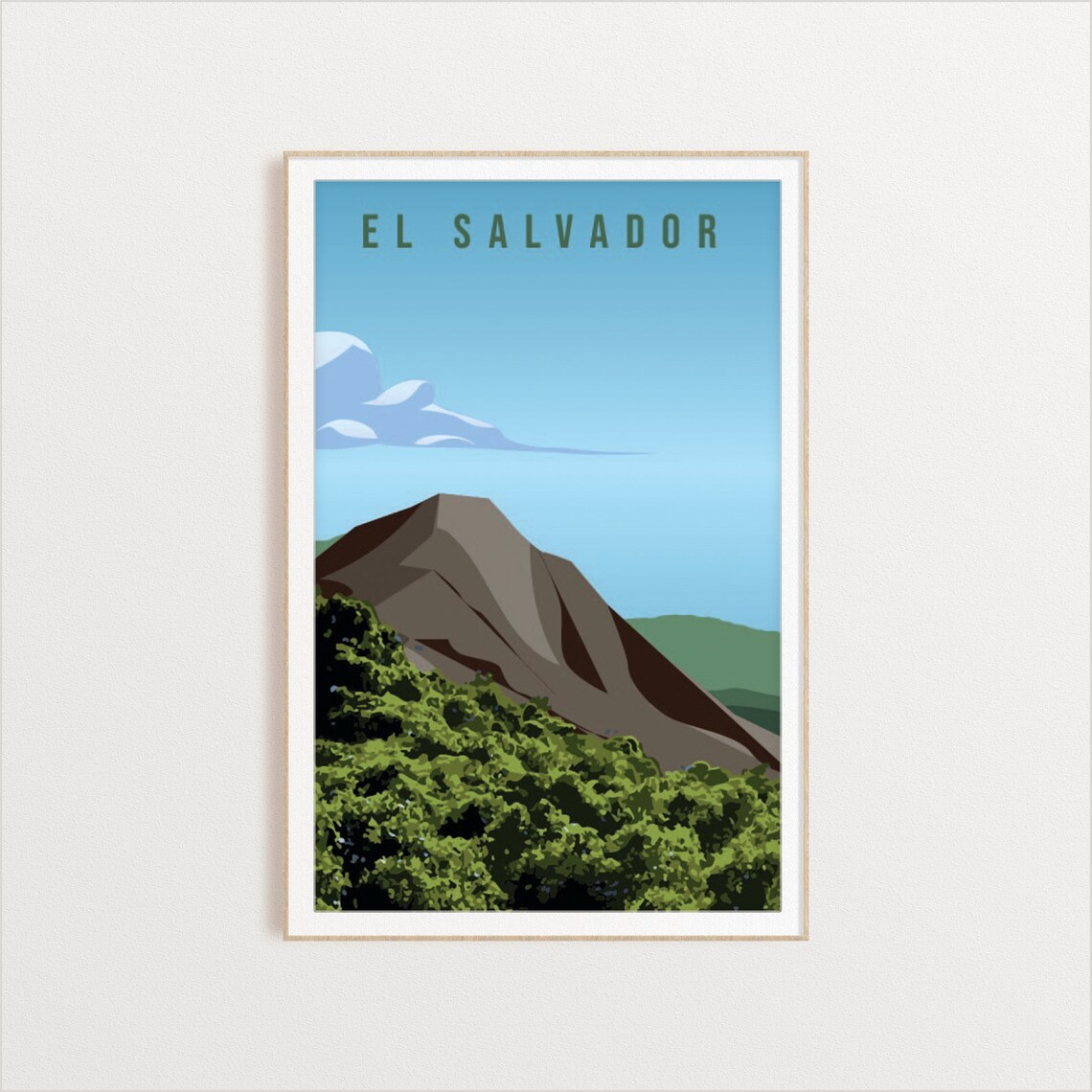 El Salvador Travel Poster Art Print, Country Poster - Image 2