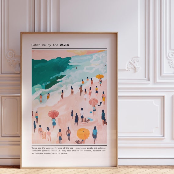 Coastal Art Surf Poster Vintage Surf Wall Art Matisse Print Beachy Room And Wall Decor Coastal Prints And Beach Print For Above Couch