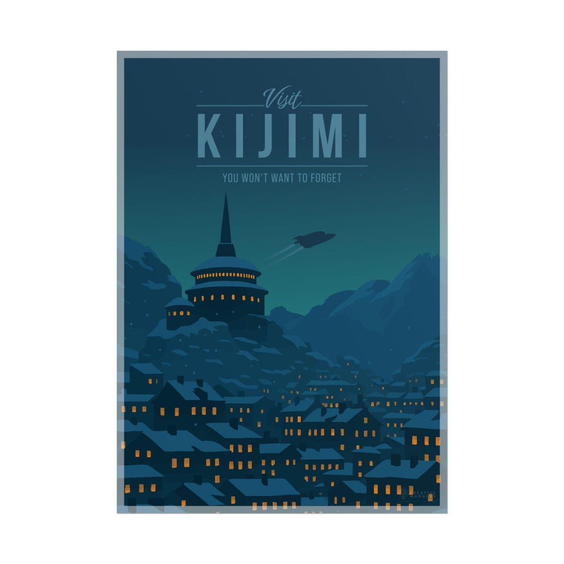 Visit Kijimi You Won't Want To Forget Sci Fi Night Travel Poster