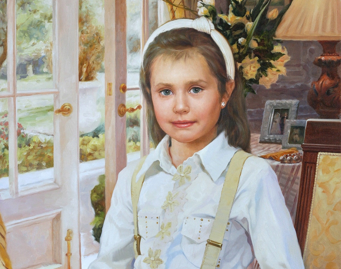Custom Oil Painting Portrait From Photo - Image 2