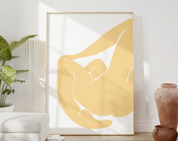 Henri Matisse Matisse Print Yellow Matisse Wall Art Matisse Cut Outs Exhibition Poster Matisse Art Print Matisse Poster Line Drawing