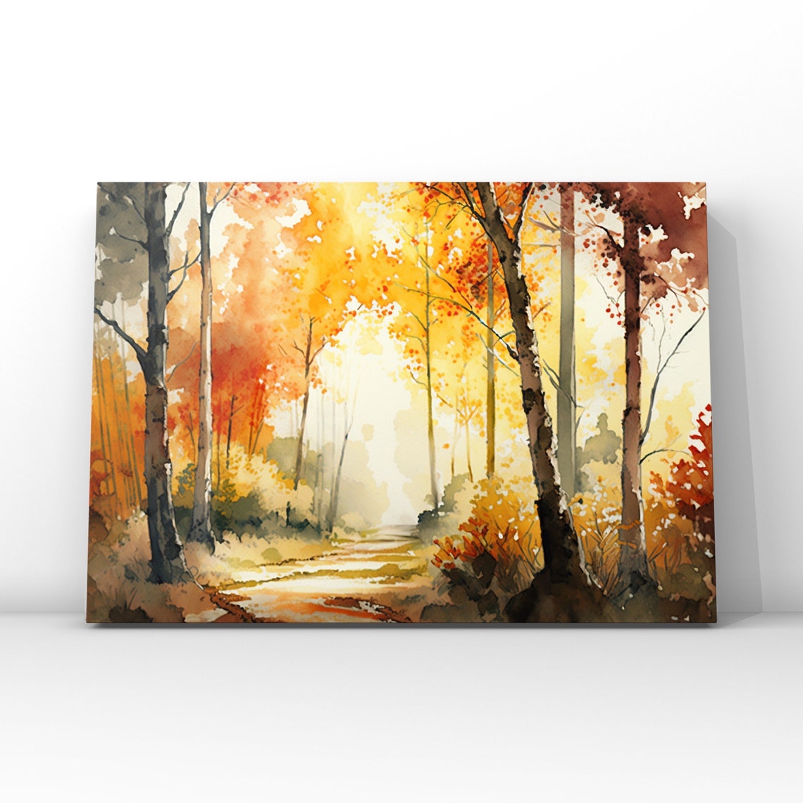Forest Sketch Design, Fall Wall Art