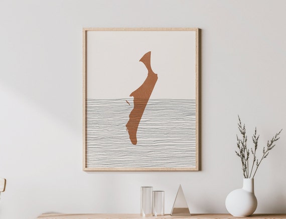 Fraser Island Art Print Boho Wall Australia Travel Poster Decor Gift