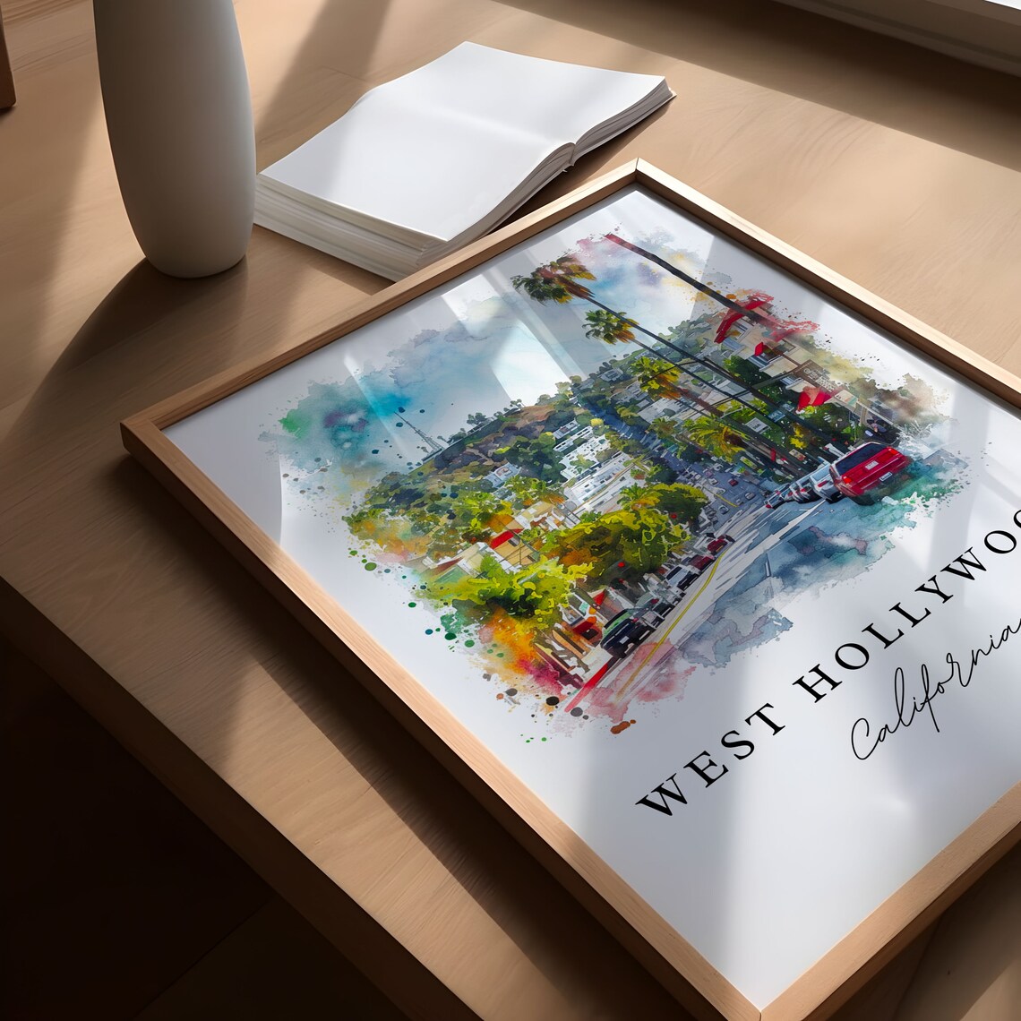 West Hollywood Los Angeles Travel Poster - Image 3