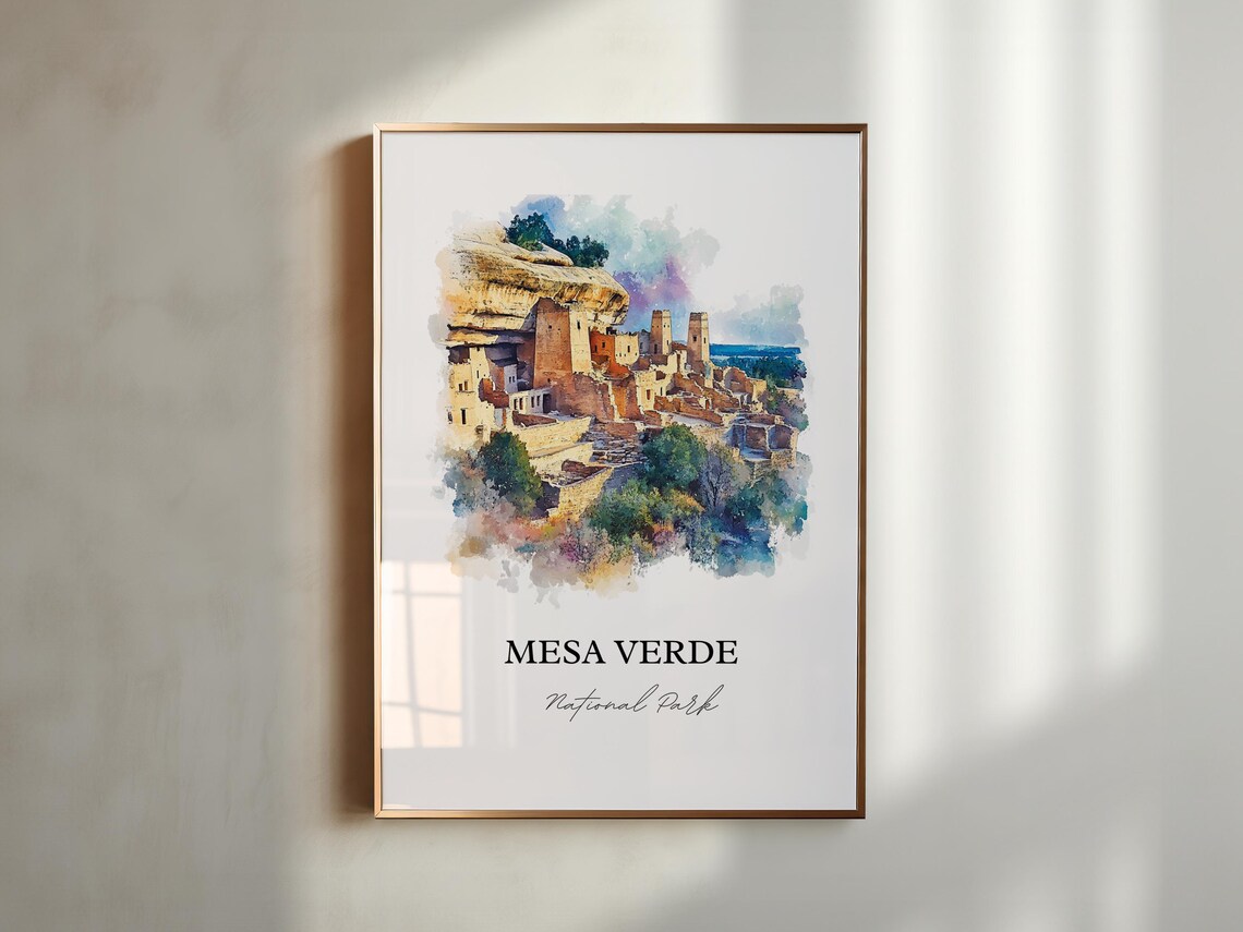 Mesa Verde National Park, Colorado Travel Poster - Image 2