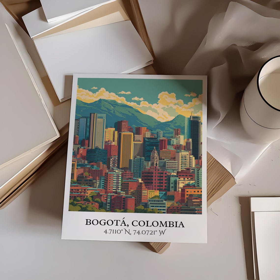 Bogot Art Retro Travel Colombia Home Decor Gift Prints Housewarming - Image 5