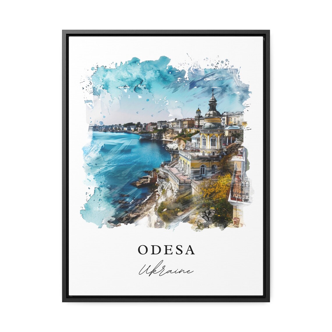 Odesa Ukraine Travel Poster, Housewarming Art Print - Image 3
