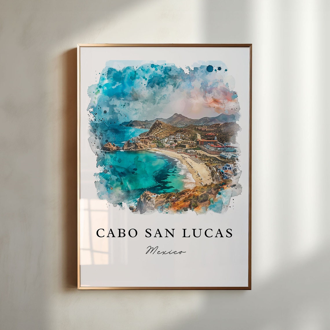 Cabo San Lucas Housewarming Travel Poster