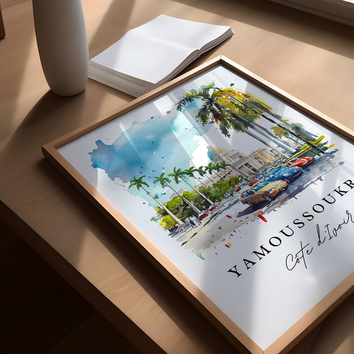 Yamoussoukro Ivory Coast Wall Art Print - Image 5