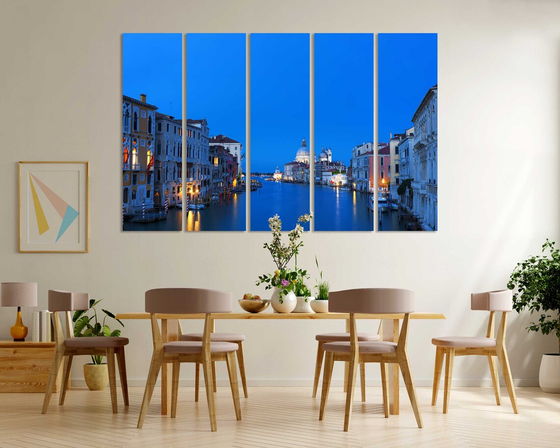 Venice Grand Canal at Blue Hour with Santa Maria della Salute Poster - Image 6