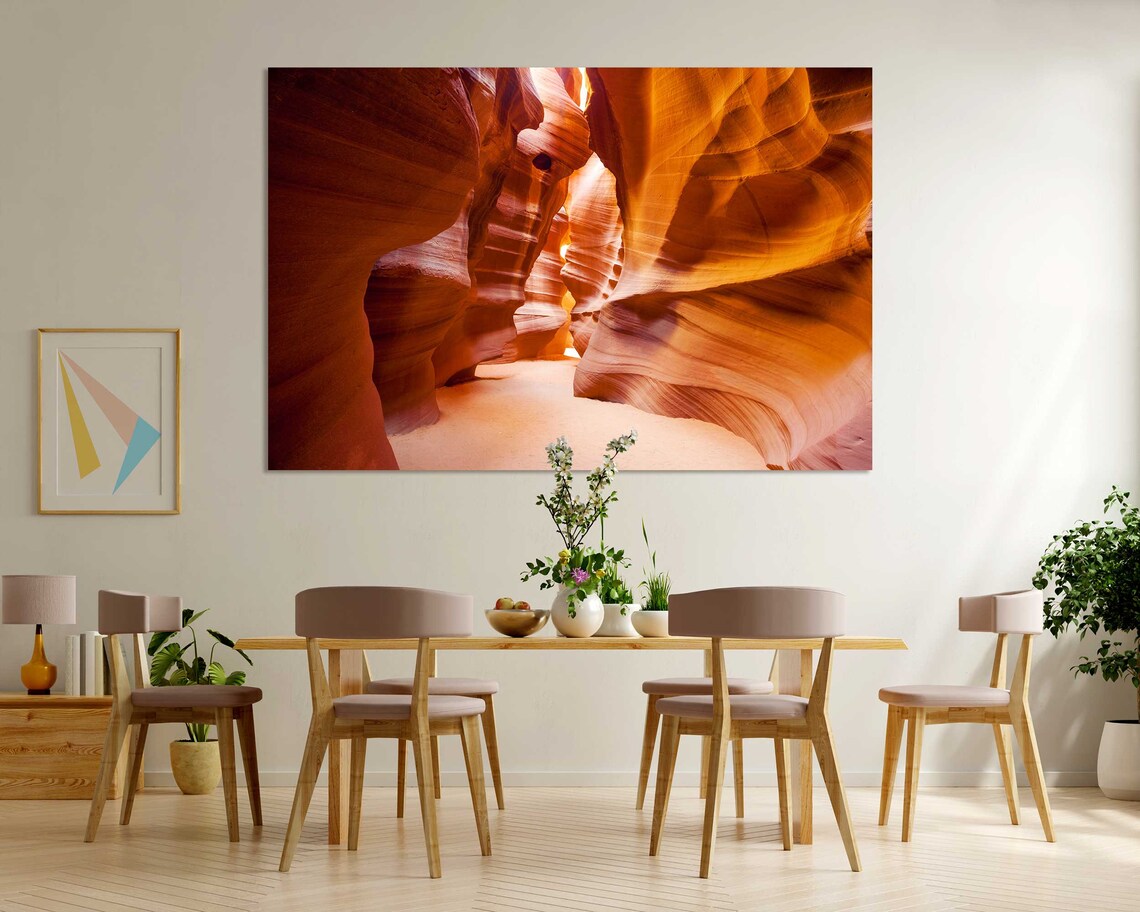 Antelope Canyon Arizona Orange Wave Rock Slot Canyon Walls Poster - Image 5