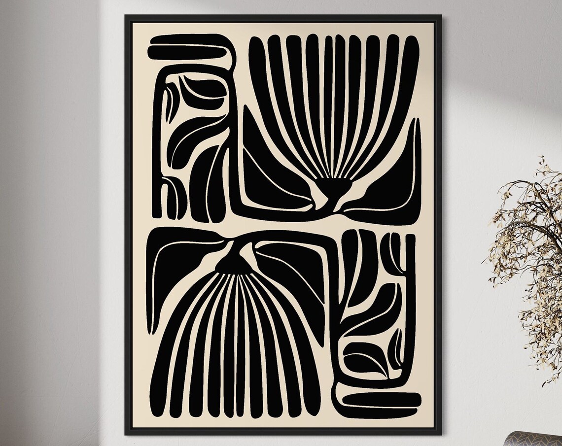 Abstract Botanical - Contemporary Travel Poster - Image 5