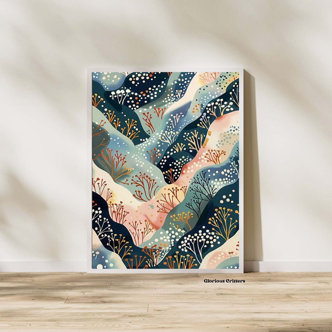 Mount Fuji Japan Snow Capped Peak Starry Night Japanese Style Travel Poster - Image 4