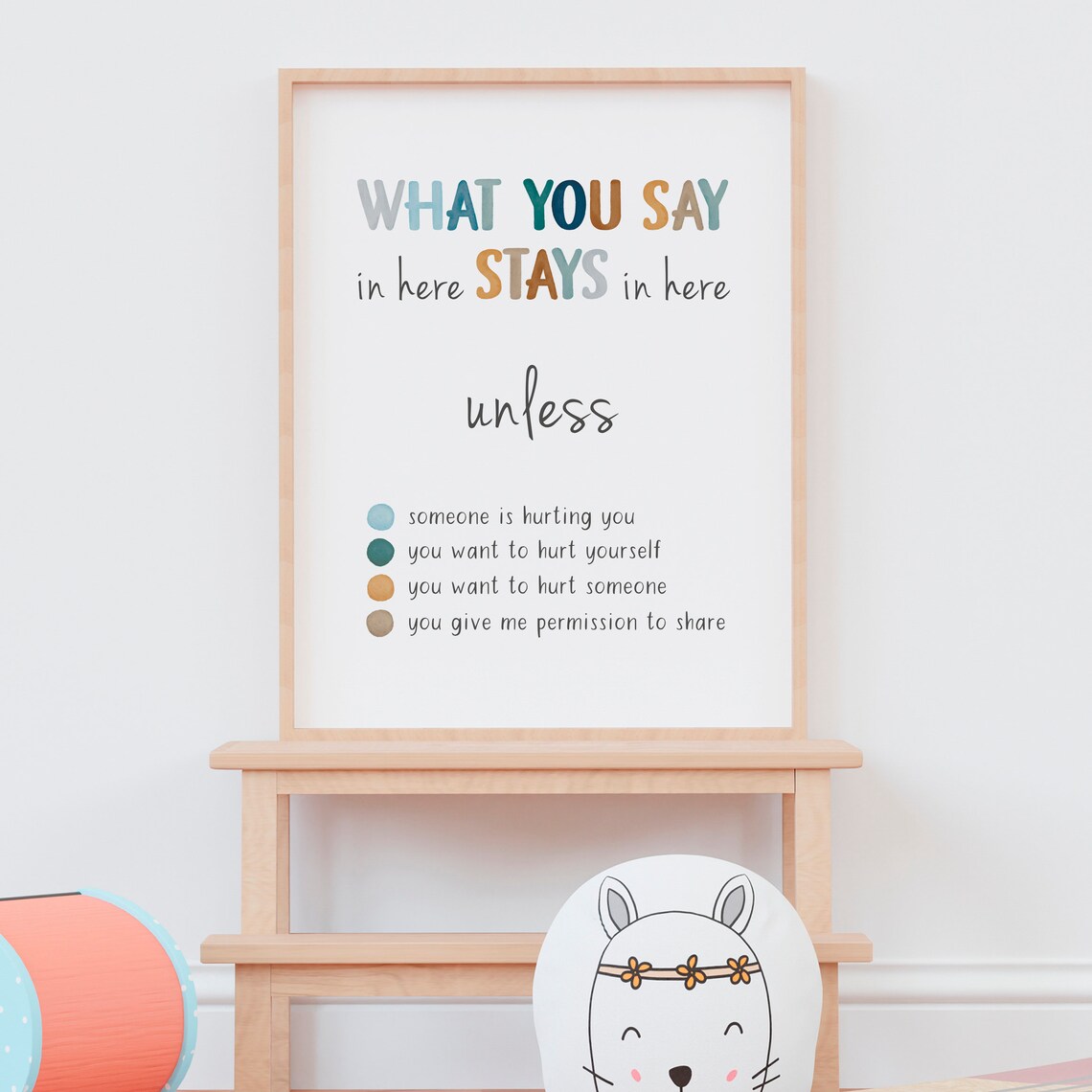 Counseling Office Decor, Calming Corner Art Print - Image 6