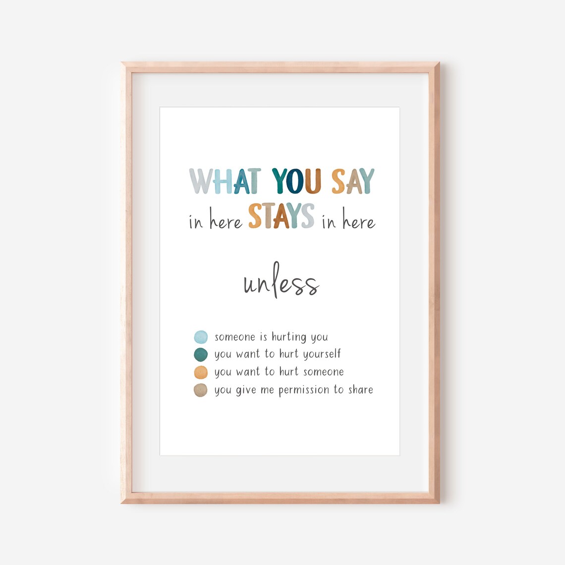 Counseling Office Decor, Calming Corner Art Print - Image 2