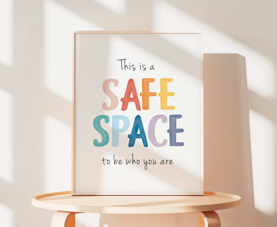 Calming Corner Poster, Safe Space Classroom Decor - Image 4