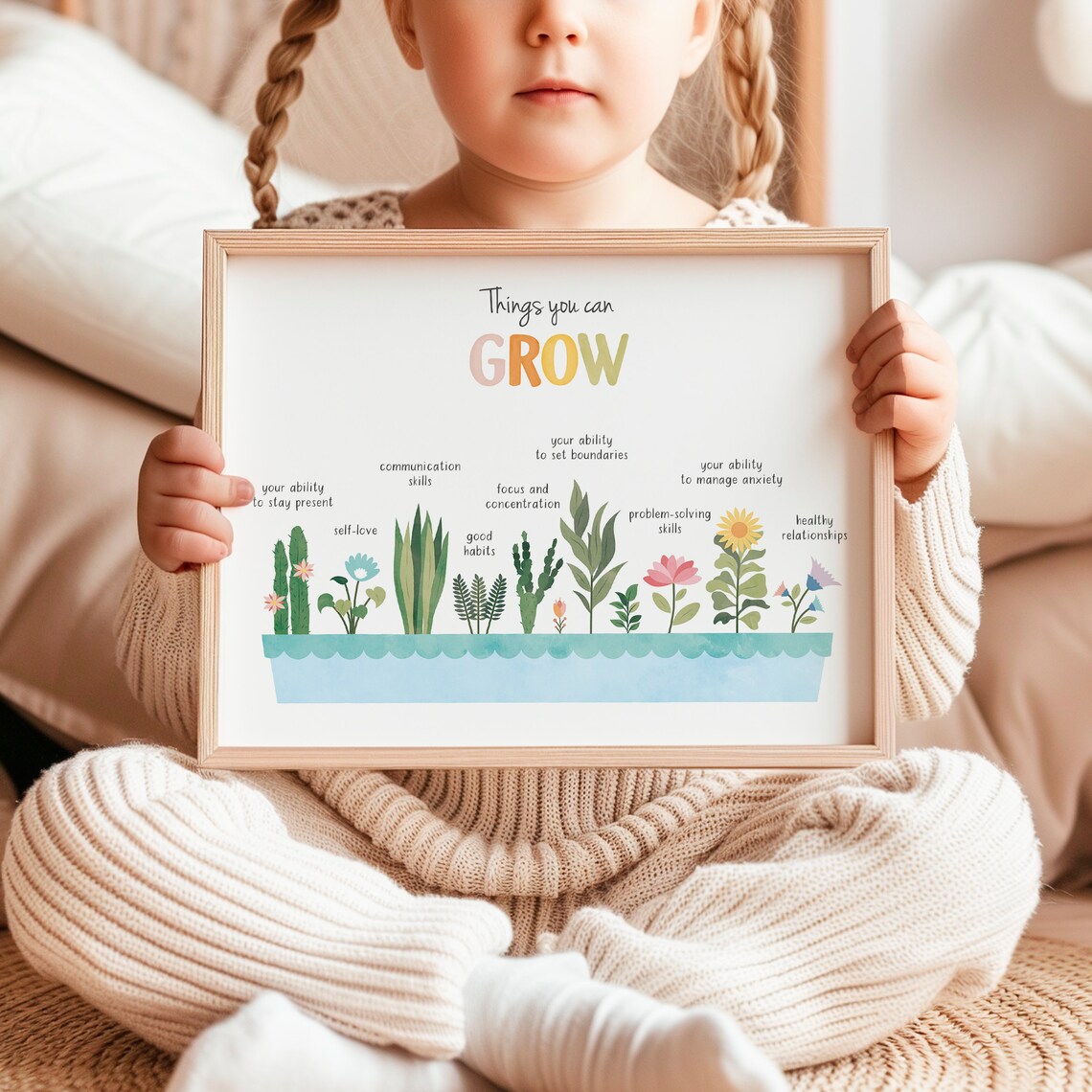 Self Growth Mindfulness Therapy Office Decor Art Print - Image 6