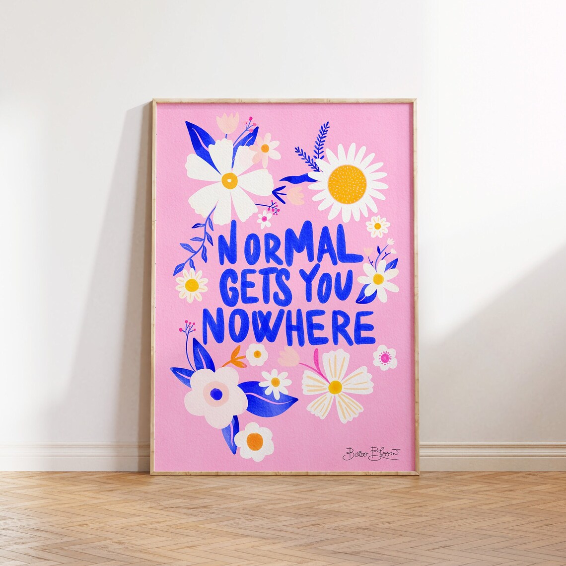 Pink Maximalist Funny Saying Quote Art Print - Image 8
