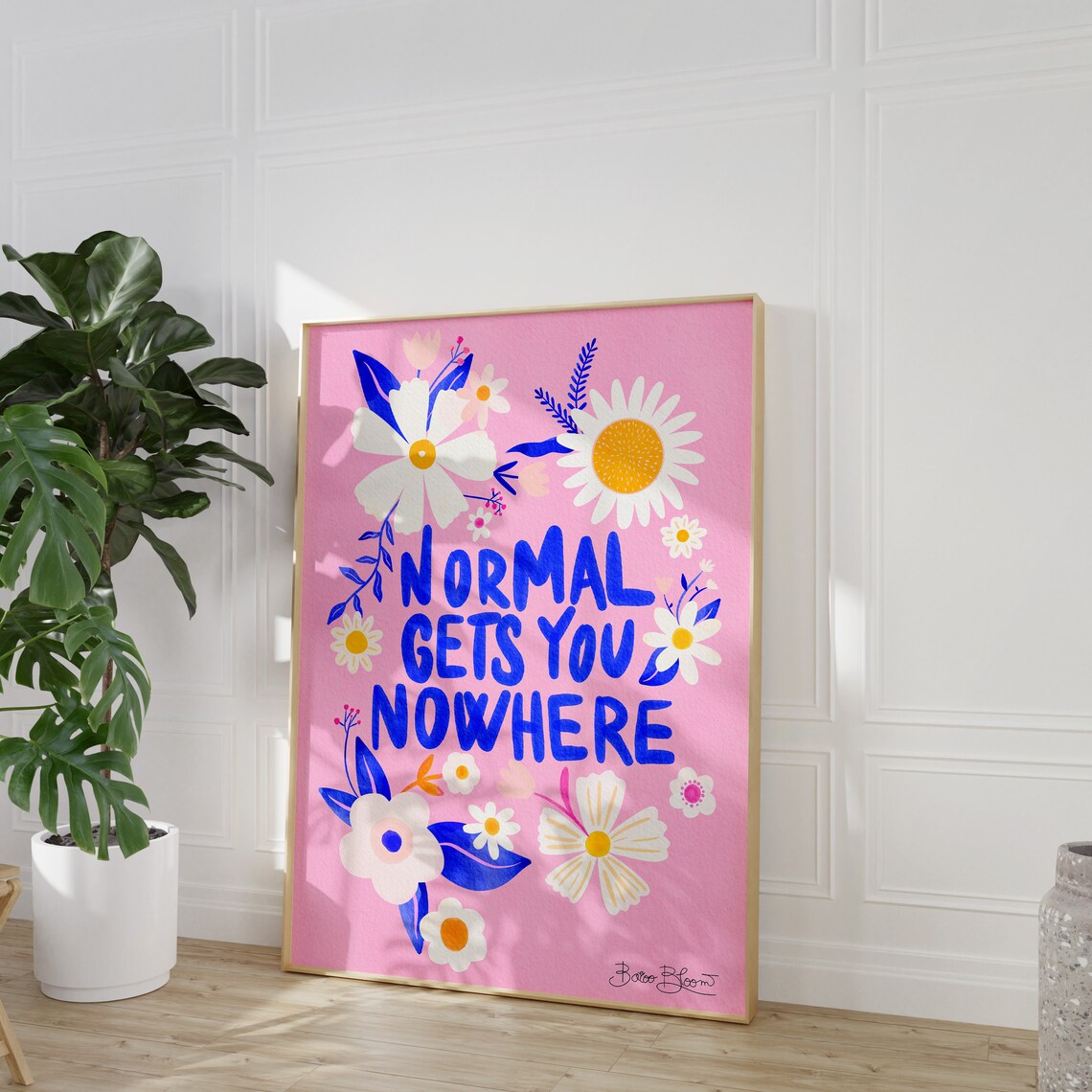 Pink Maximalist Funny Saying Quote Art Print - Image 7