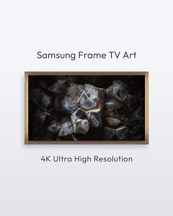 Lava Rock Samsung Frame Tv Art Iceland Nature Photography 4k Print