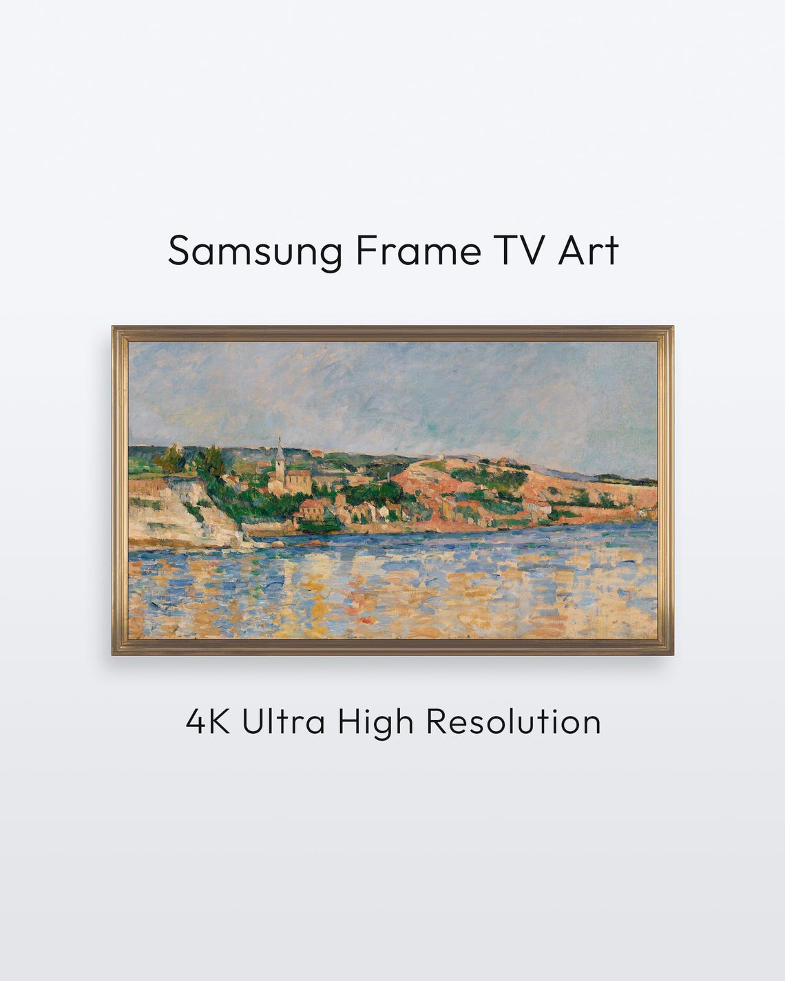Paul Cezanne Landscape Painting Samsung Frame Tv Art 4k Print