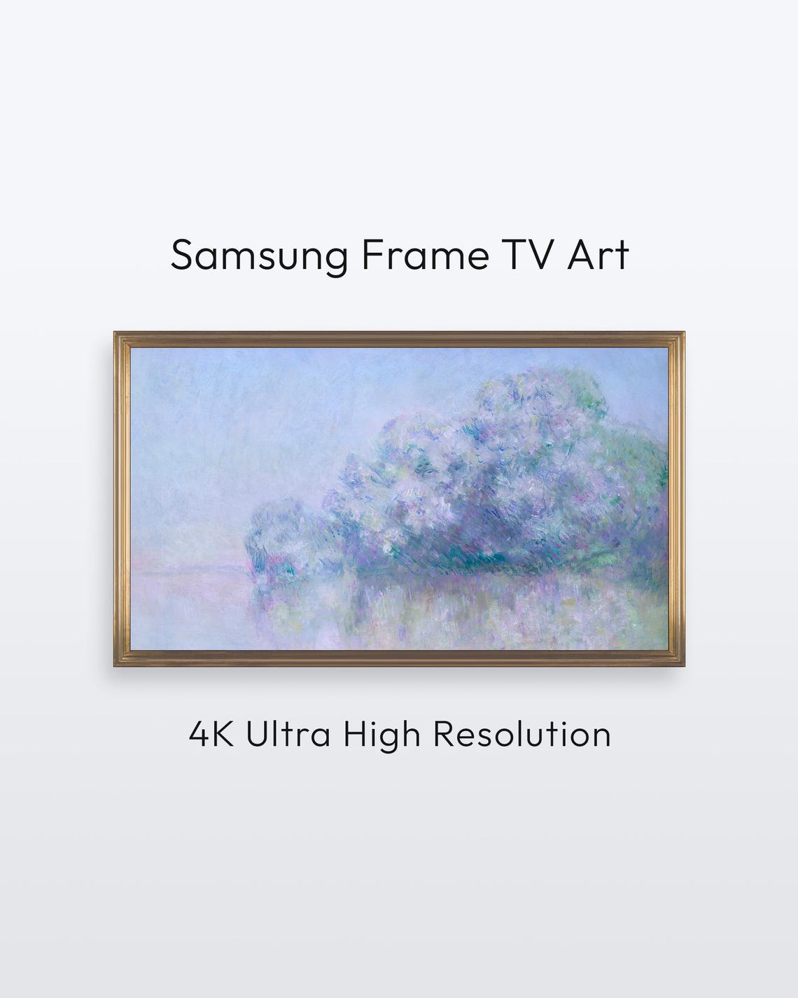 Monet Ile Aux Orties Samsung Frame Tv Art Famous Painting 4k Print