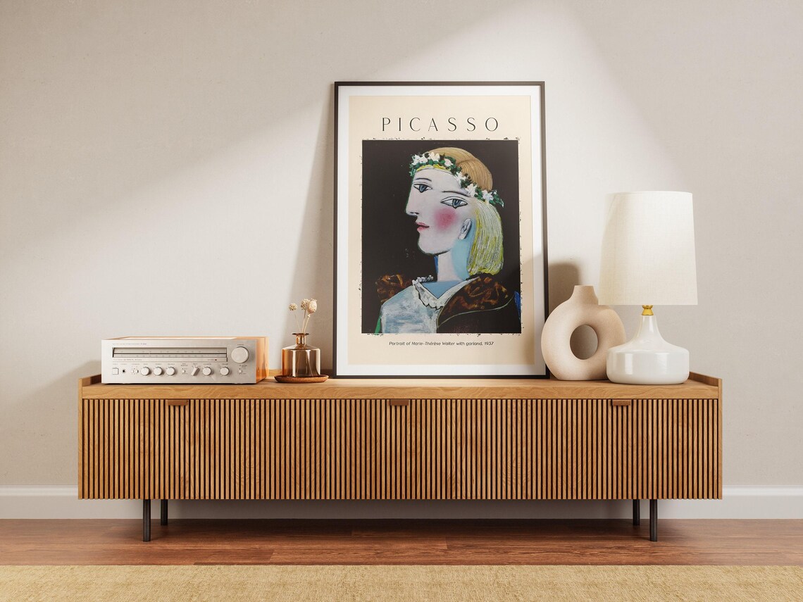 Picasso Marie Therese Walter Garland Portrait 1937 Wall Poster - Image 5