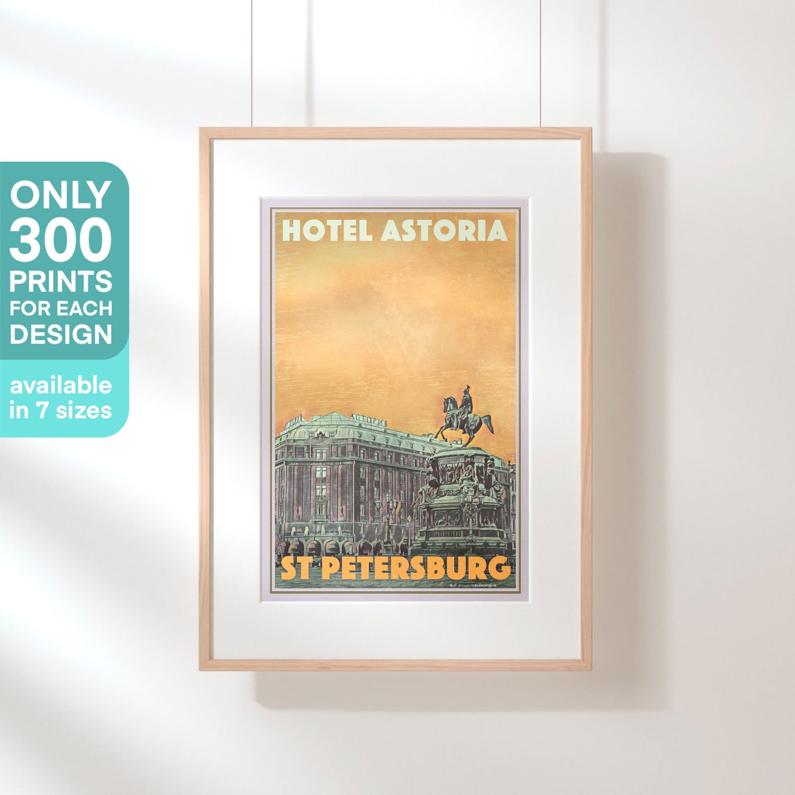 St Petersburg Poster Astoria By Alecse Limited Edition Russia Travel Poster Gallery Wall Print Of St Petersburg Russia Decoration Gift - Image 3