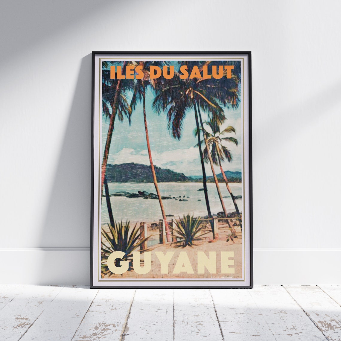 Guyana Poster Salvation Islands By Alecse Limited Edition Guiana Poster Guyana Travel Poster Salvation Island Print Poster Of Guyana
