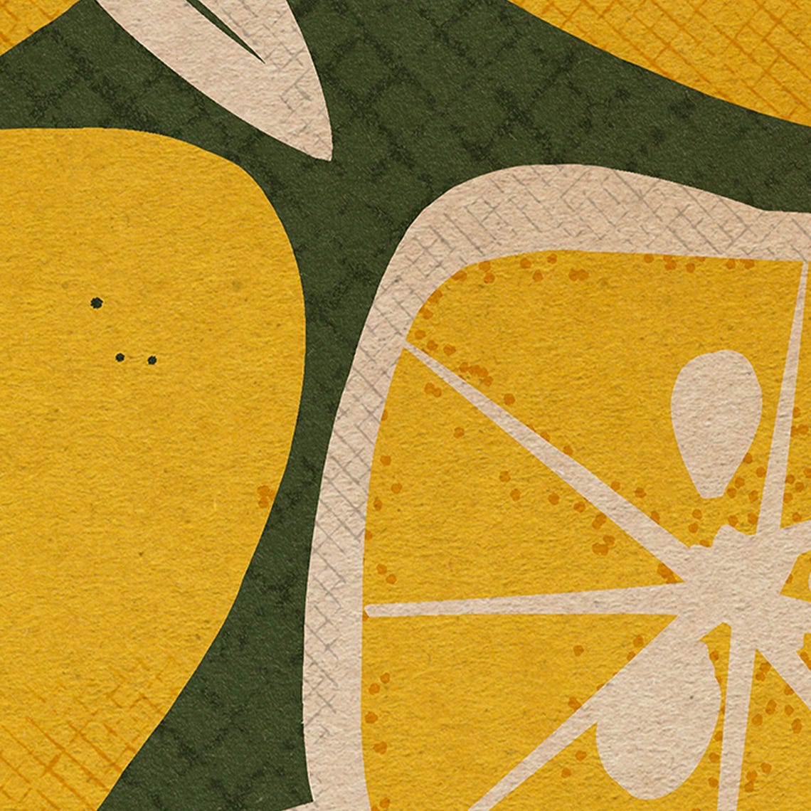 Fresh Yuzu Citrus Fruit Japanese Vintage Kitchen Food Art Poster - Image 4