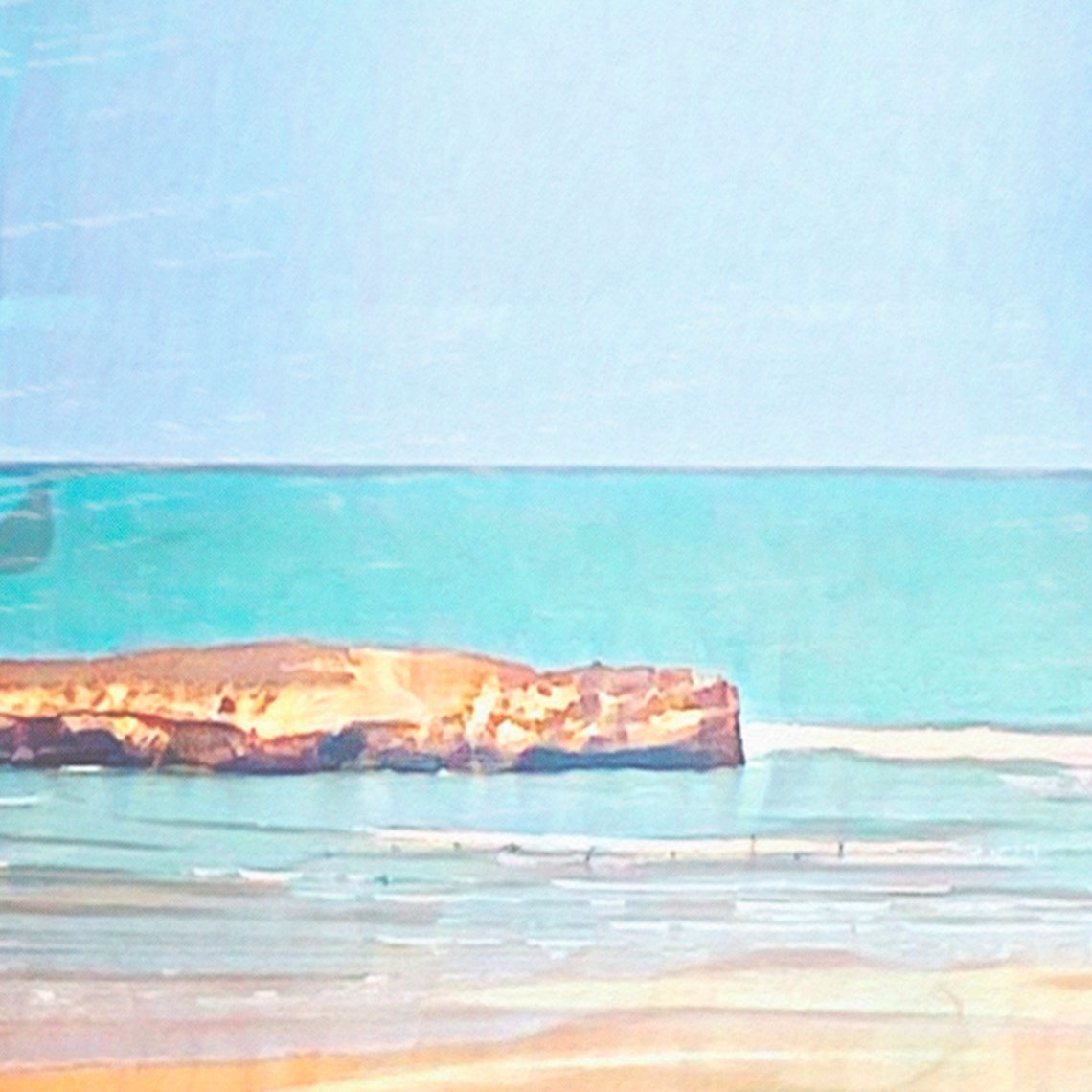 Oualidia Morocco Vintage Travel Poster Lagoon Coast Beach Art - Image 4