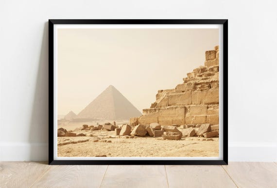 Pyramids Of Giza Egypt Limited Edition Print Landscape Photography Fine Art Wall Art Exclusive Print Posters Photo Egyptian