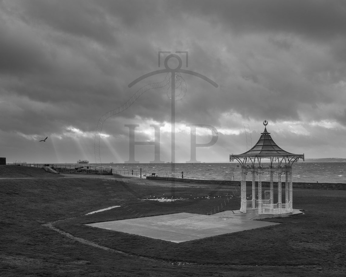 Southsea Bandstand Portsmouth Black And White Limited Edition Print Photography Fine Art Wall Art Exclusive Print Poster Photo - Image 3